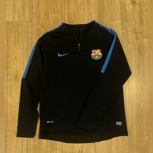 Nike Barcelona FC jersey training sweatshirt 2016 swoosh